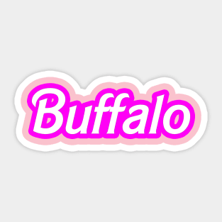 Buffalo Barbie Sticker